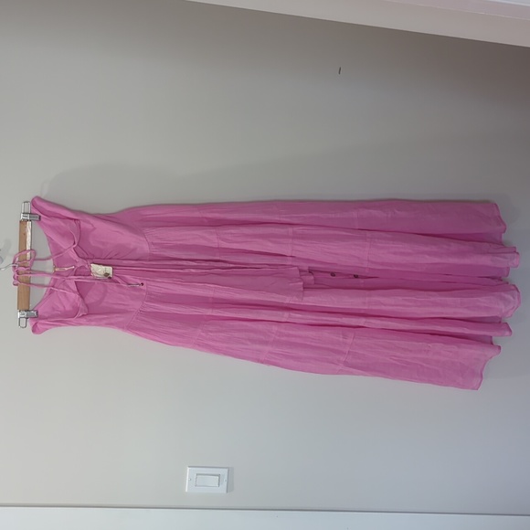Free People A Little Extra Endless Summer Halter Maxi Dress NWT - Picture 2 of 8